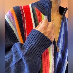 Tommy Hilfiger Wool Full Zip Cardigan